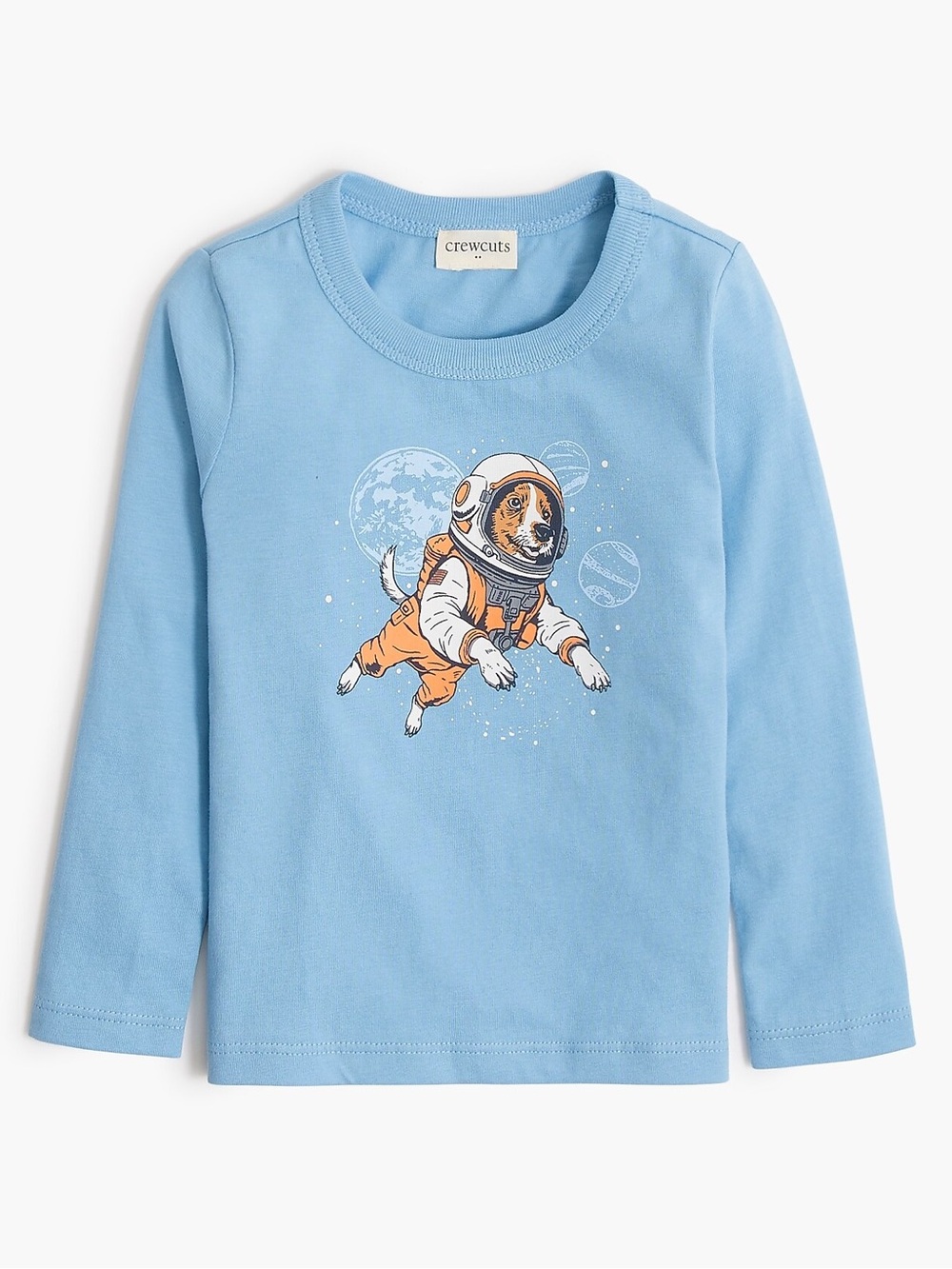 J.Crew Crewcuts Boys astronaut dog graphic tee NWT 18-24 months